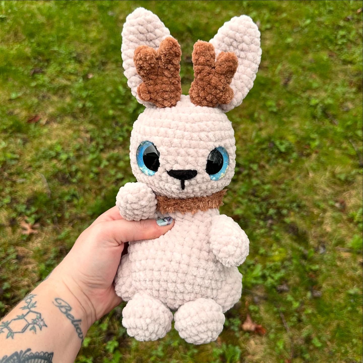 Willow the Jackalope Physical Plushie