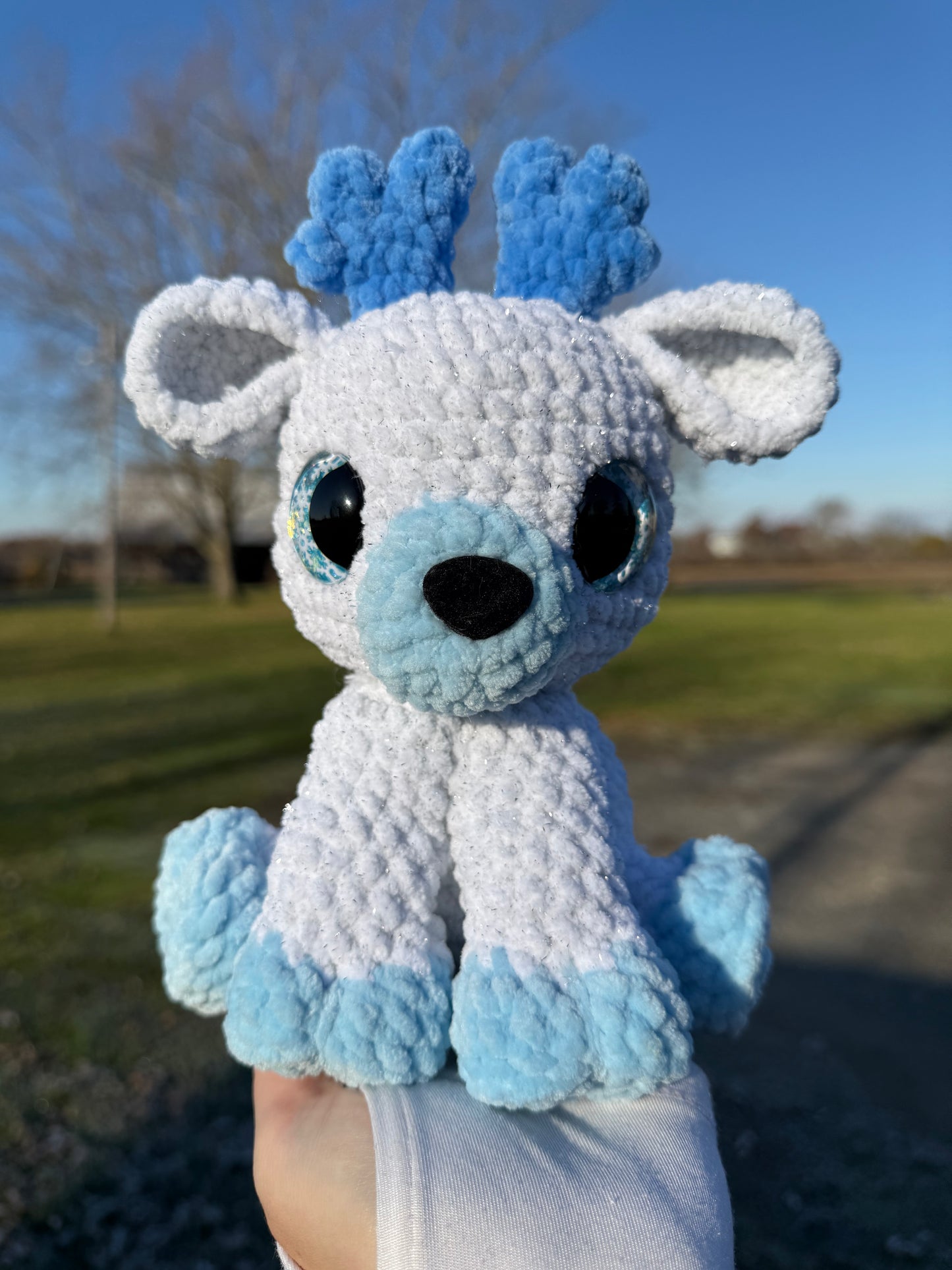 Icy reindeer plushie