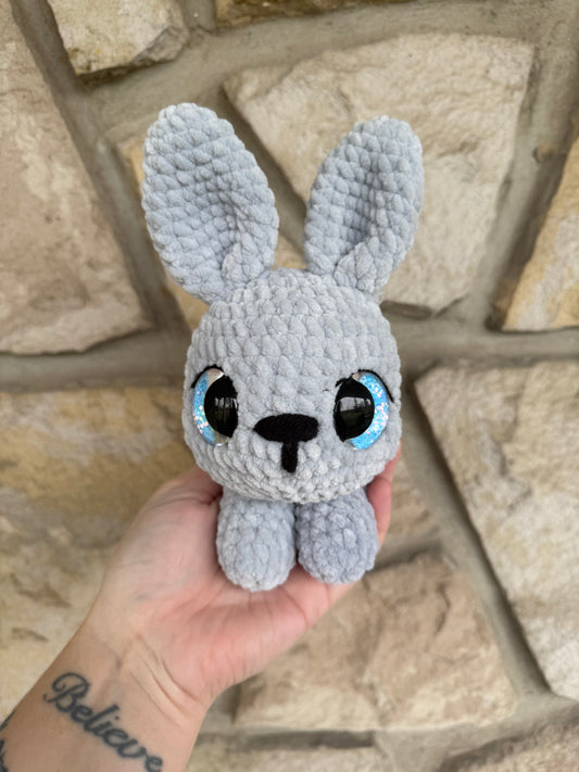 Grey bunny plushie