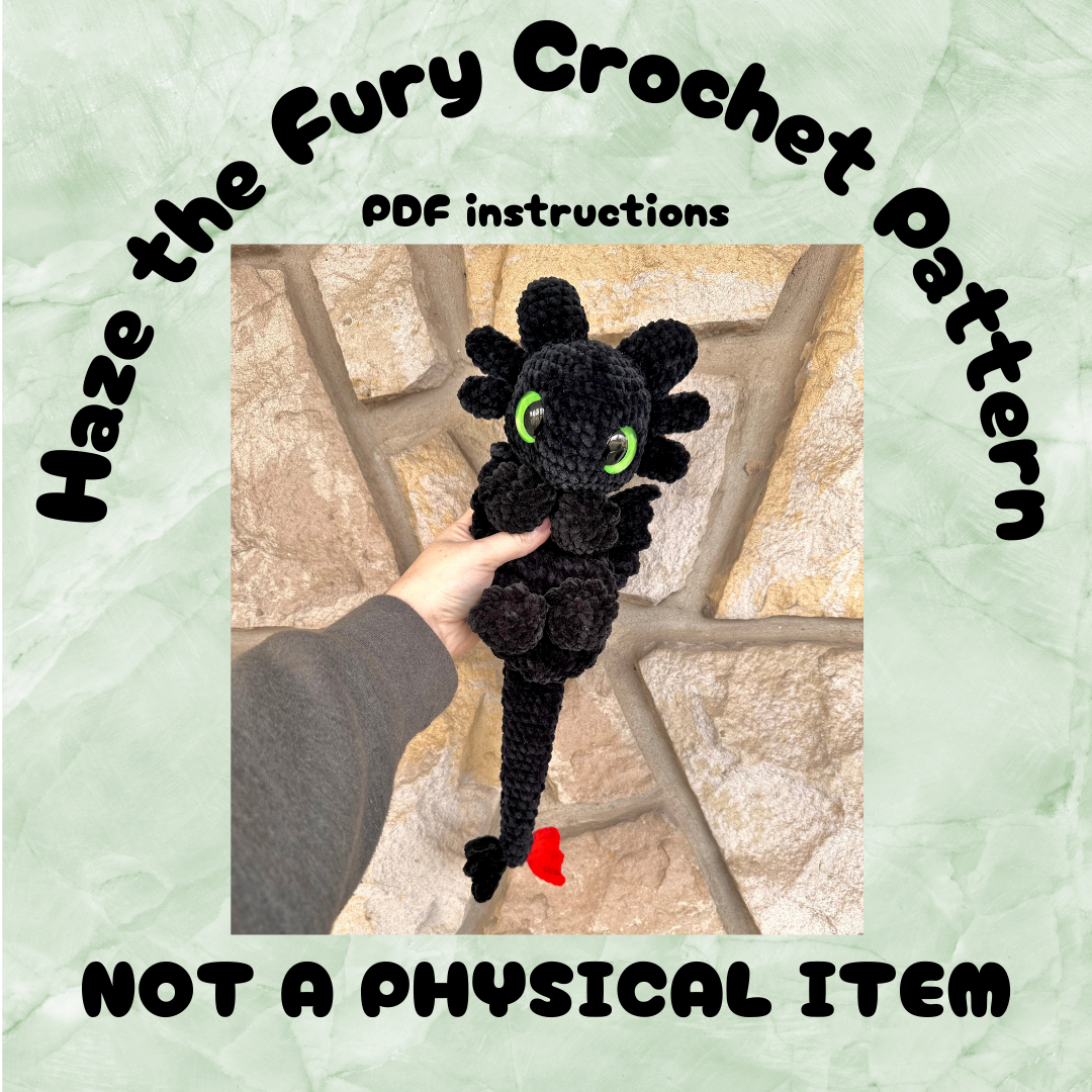Haze the Fury Pattern PDF Crochet Pattern - NOT A PHYSICAL ITEM ...