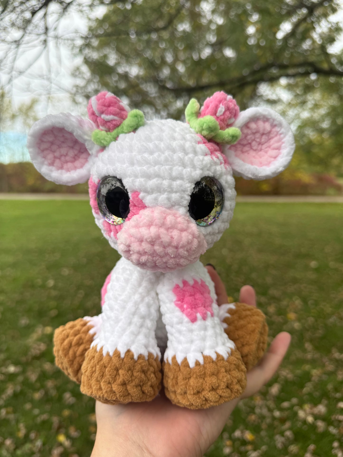 Strawberry Cow Stuffie