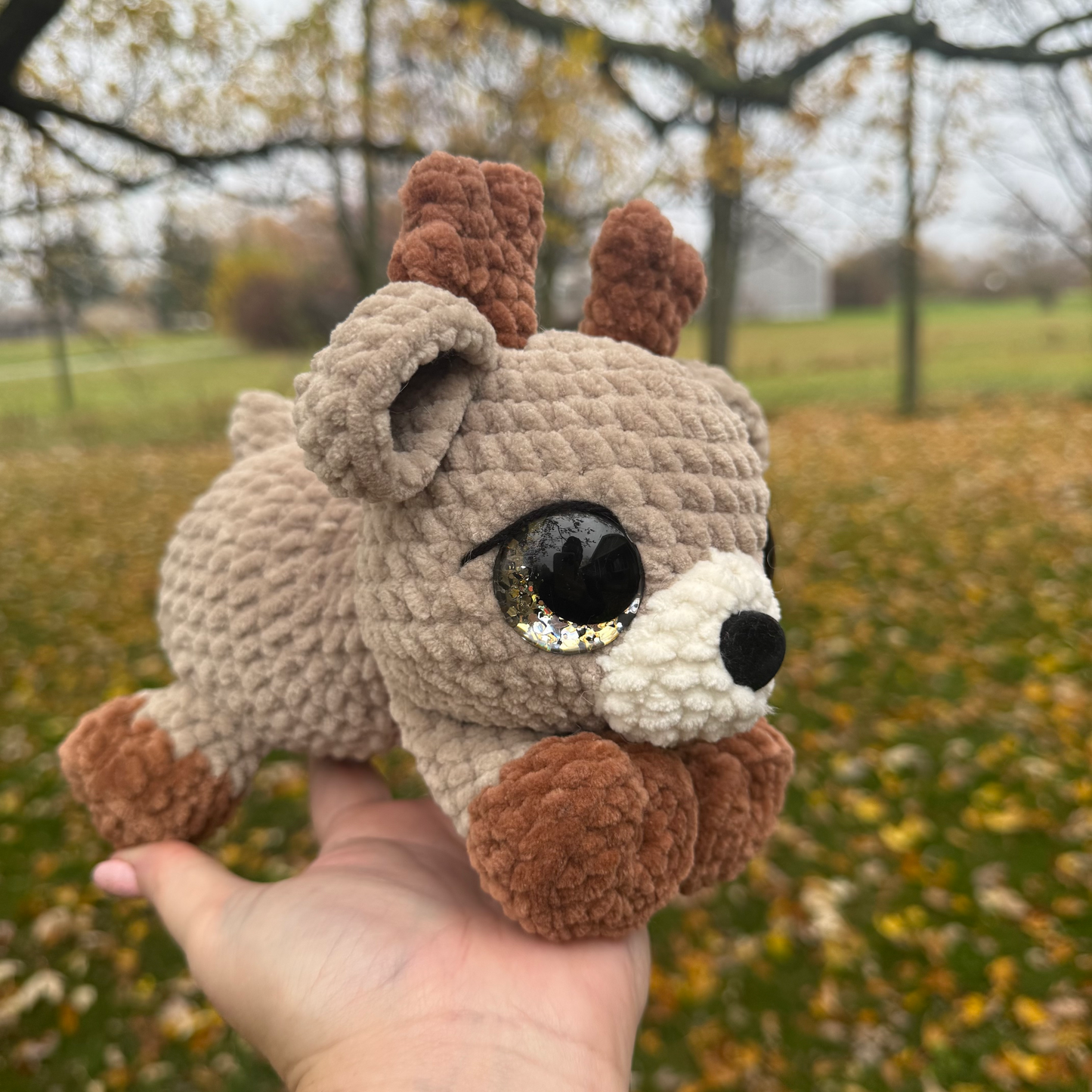 Gumdrop the Reindeer Crochet Pattern PDF - NOT A PHYSICAL ITEM