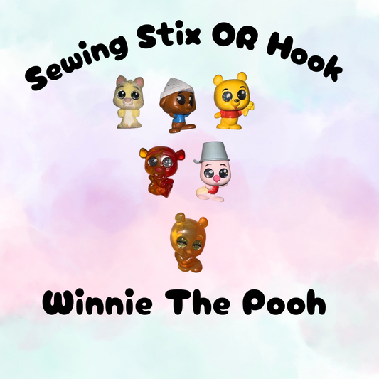 Choose Hook or Sewing Stix - WInnie The Pooh