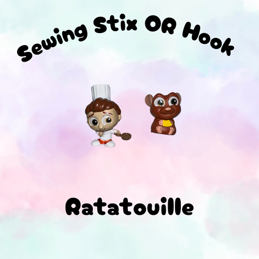 Choose Hook or Sewing Stix - Ratatouille