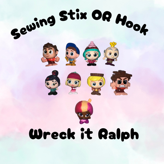 Choose Sewing Stix or Hook - Wreck it Ralph