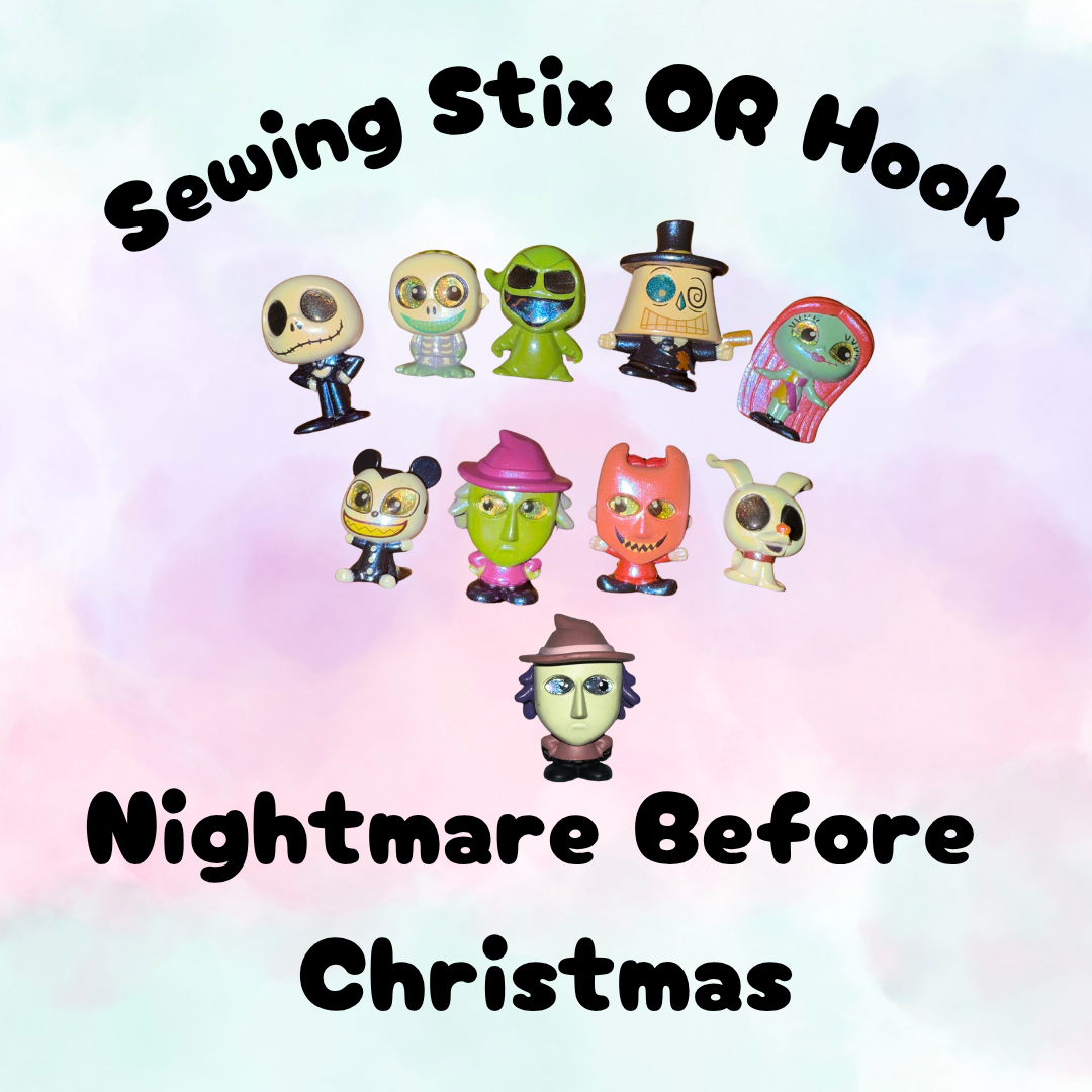 Choose Hook or Sewing Stix - Nightmare Before Christmas